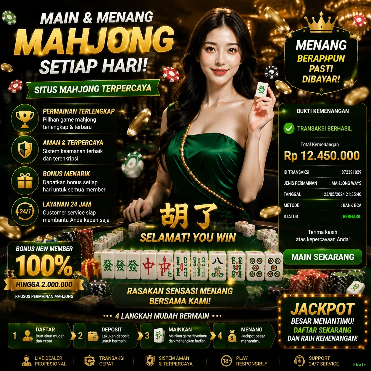Ikon aplikasi kkwin resmi
